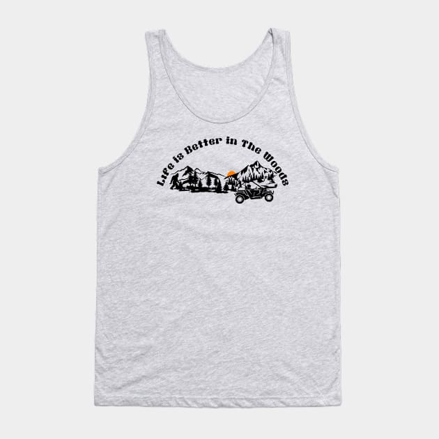 ATV Camping Tank Top by VikingHeart Designs